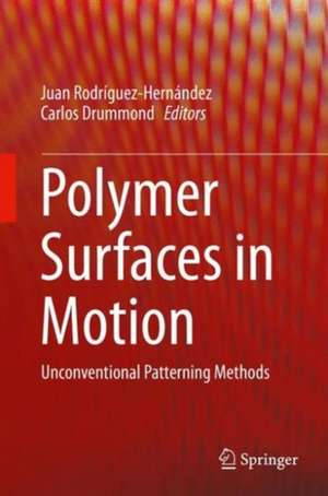 Polymer Surfaces in Motion: Unconventional Patterning Methods de Juan Rodríguez-Hernández