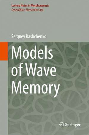 Models of Wave Memory de Serguey Kashchenko