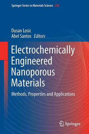 Electrochemically Engineered Nanoporous Materials: Methods, Properties and Applications de Dusan Losic