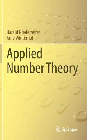 Applied Number Theory de Harald Niederreiter