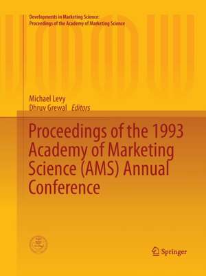 Proceedings of the 1993 Academy of Marketing Science (AMS) Annual Conference de Michael Levy