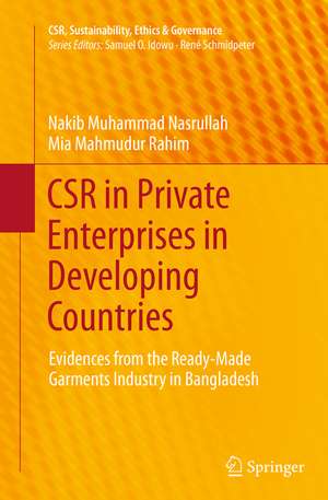 CSR in Private Enterprises in Developing Countries de Nakib Muhammad Nasrullah