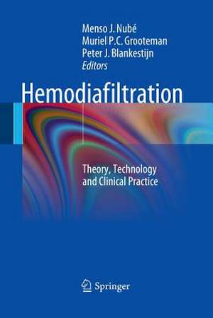 Hemodiafiltration: Theory, Technology and Clinical Practice de Menso J. Nubé