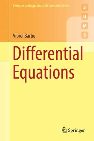 Differential Equations de Viorel Barbu