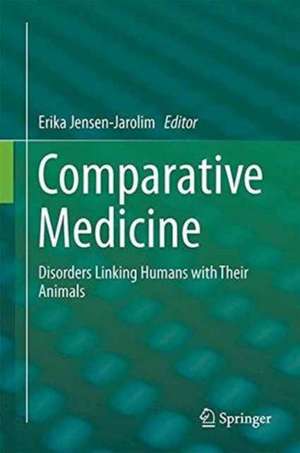 Comparative Medicine: Disorders Linking Humans with Their Animals de Erika Jensen-Jarolim