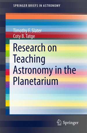 Research on Teaching Astronomy in the Planetarium de Timothy F. Slater