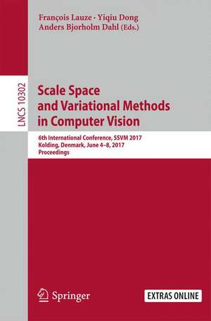 Scale Space and Variational Methods in Computer Vision: 6th International Conference, SSVM 2017, Kolding, Denmark, June 4-8, 2017, Proceedings de François Lauze