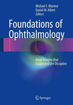 Foundations of Ophthalmology: Great Insights that Established the Discipline de Michael F. Marmor