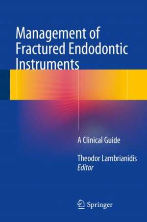 Management of Fractured Endodontic Instruments: A Clinical Guide de Theodor Lambrianidis