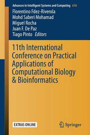 11th International Conference on Practical Applications of Computational Biology & Bioinformatics de Florentino Fdez-Riverola