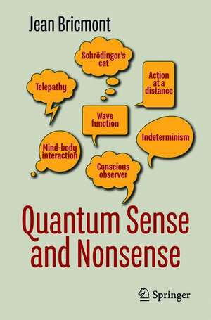 Quantum Sense and Nonsense de Jean Bricmont