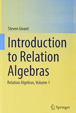 Relation Algebras de Steven Givant