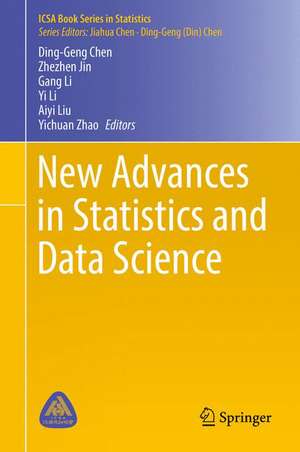 New Advances in Statistics and Data Science de Ding-Geng Chen