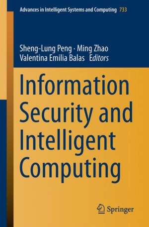 Security with Intelligent Computing and Big-data Services de Sheng-Lung Peng