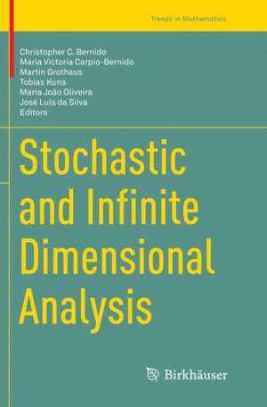 Stochastic and Infinite Dimensional Analysis de Christopher C. Bernido