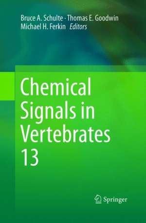 Chemical Signals in Vertebrates 13 de Bruce A. Schulte