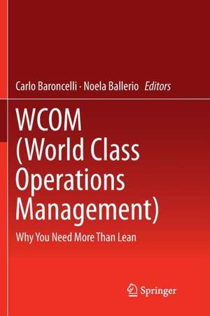 WCOM (World Class Operations Management) de Carlo Baroncelli