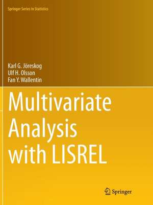 Multivariate Analysis with LISREL de Karl G. Jöreskog