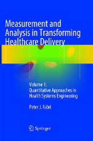 Measurement and Analysis in Transforming Healthcare Delivery: Volume 1: Quantitative Approaches in Health Systems Engineering de Peter J. Fabri