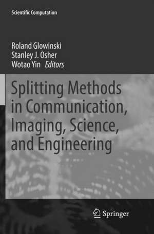 Splitting Methods in Communication, Imaging, Science, and Engineering de Roland Glowinski