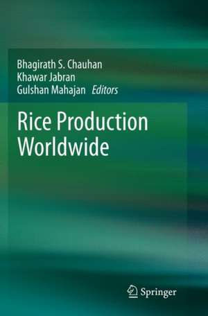 Rice Production Worldwide de Bhagirath S. Chauhan