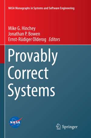 Provably Correct Systems de Mike Hinchey