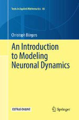 An Introduction to Modeling Neuronal Dynamics de Christoph Börgers