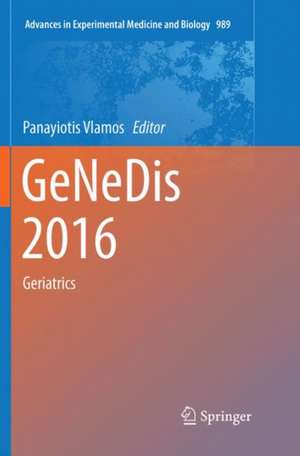 GeNeDis 2016 de Panayiotis Vlamos