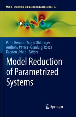 Model Reduction of Parametrized Systems de Peter Benner