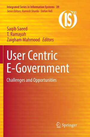 User Centric E-Government de Saqib Saeed