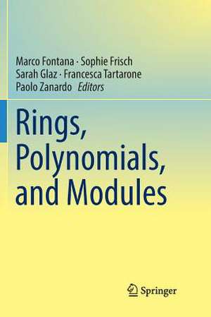 Rings, Polynomials, and Modules de Marco Fontana