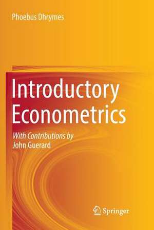 Introductory Econometrics de Phoebus Dhrymes