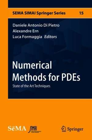 Numerical Methods for PDEs: State of the Art Techniques de Daniele Antonio Di Pietro