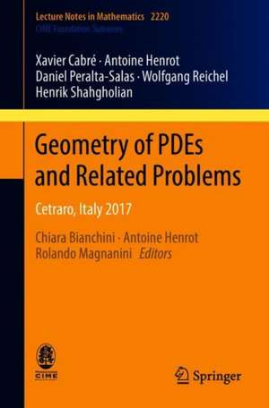 Geometry of PDEs and Related Problems: Cetraro, Italy 2017 de Xavier Cabré