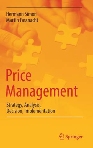 Price Management: Strategy, Analysis, Decision, Implementation de Hermann Simon