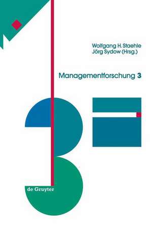 Managementforschung de Wolfgang H. Staehle