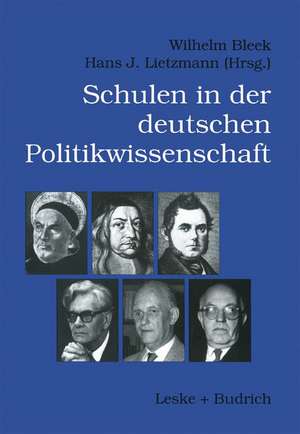 Schulen der deutschen Politikwissenschaft de Wilhelm Bleek