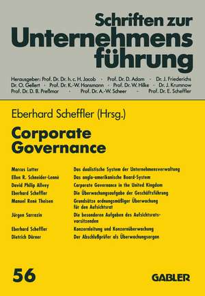 Corporate Governance de Eberhard Scheffler