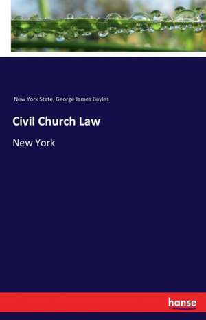 Civil Church Law de New York State