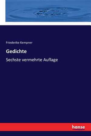 Gedichte de Friederike Kempner