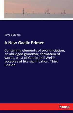 A New Gaelic Primer de James Munro