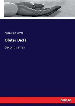 Obiter Dicta de Augustine Birrell