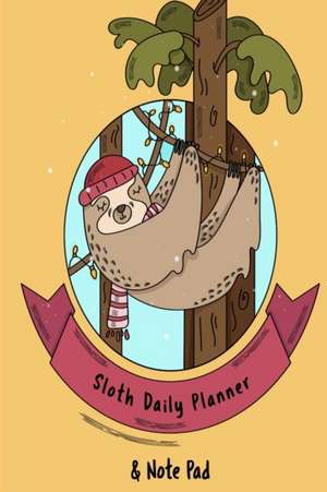 Sloth Daily Planner & Note Pad de Fanny Kind