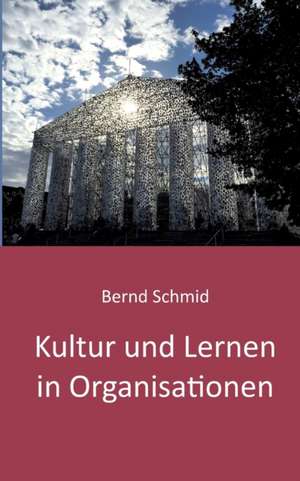 Kultur und Lernen in Organisationen de Bernd Schmid