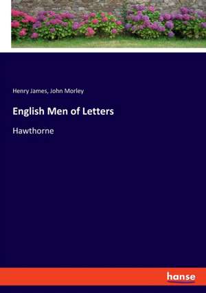 English Men of Letters de Henry James