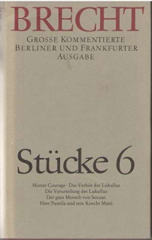 Stücke 6 de Bertolt Brecht