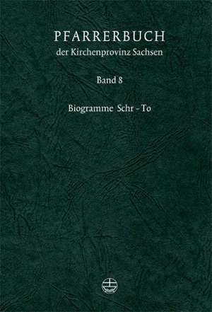 Pfarrerbuch d. Kirchenprovinz Sachsen 8