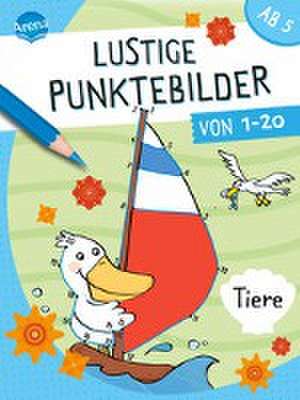 Lustige Punktebilder von 1-20. Tiere de Silke Reimers