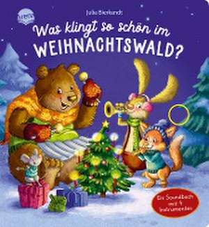 Was klingt so schön im Weihnachtswald? Ein Soundbuch mit 4 Instrumenten de Pia Emling