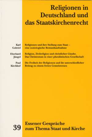 Religionen in Deutschland und das Staatskirchenrecht de Joseph Krautscheid